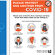 Covid-19 posters from the CDC, Kings County and Boston Public Health Commission.
